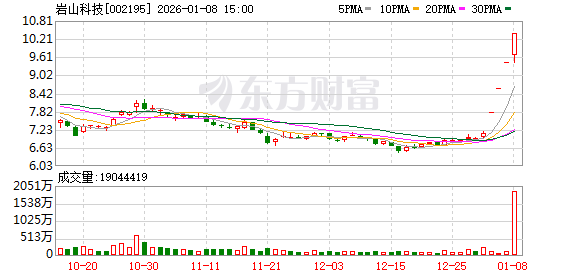 1月8日龙虎榜复盘:“消闲派”4.23亿元净买入岩山科技(1) 1月8日龙虎榜复盘:“消闲派”4.23亿元净买入岩山科技(1)