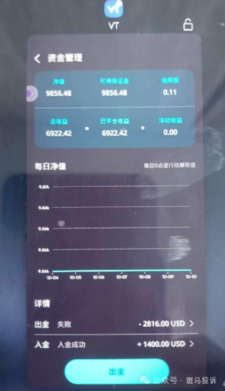 又一家盈利6922美金却无法出金?【VT markets】这家平台以"交易异常"为由拖延数月(2) 又一家盈利6922美金却无法出金?【VT markets】这家平台以"交易异常"为由拖延数月(2)
