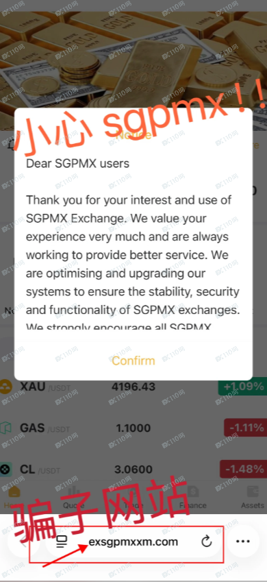 SGPMX是资金盘啊,请注意!