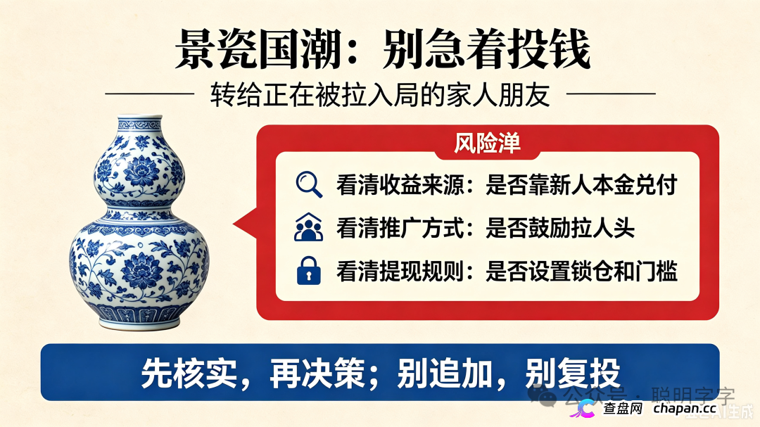 深扒|从“日入几百”到“归零”——“景瓷国潮”的提现规则,就是操盘手跑路前的过滤网(1) 深扒|从“日入几百”到“归零”——“景瓷国潮”的提现规则,就是操盘手跑路前的过滤网(1)